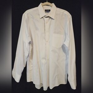 Chaps White Dress Shirt Classic Business Elegance